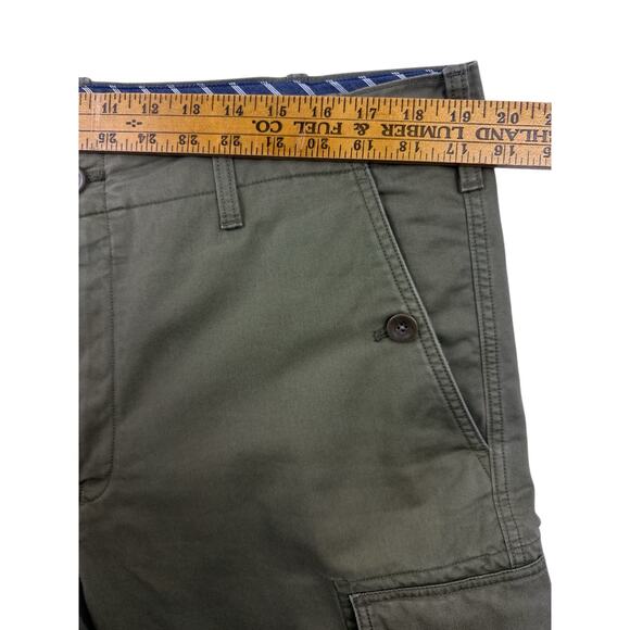 Banana Republic Pants Mens Military Green Twill Paratrooper Cargo 39X31.5 - Picture 6 of 8